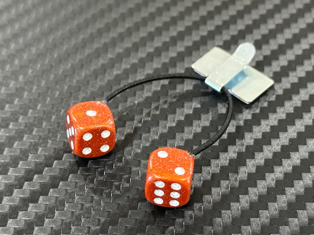 FUZZY DICE / Metalic Orange