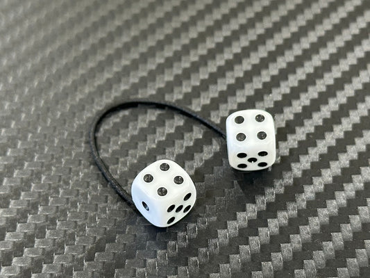 FUZZY DICE / White