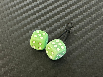 FUZZY DICE / Glitter Edition / LIGHT GREEN