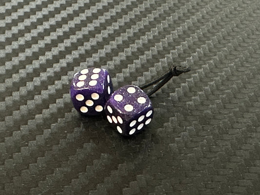 FUZZY DICE / Glitter Edition / PURPLE