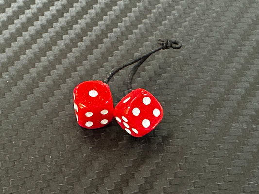 FUZZY DICE / Glitter Edition / RED