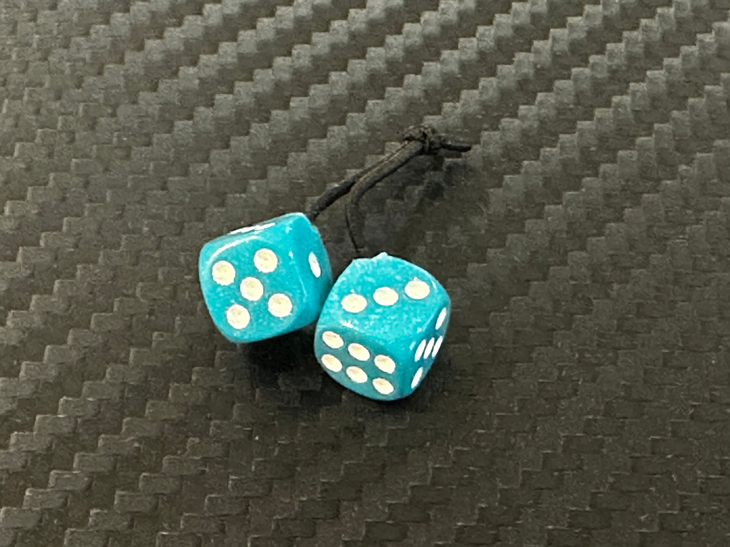 FUZZY DICE / Glitter Edition / TURQUOISE