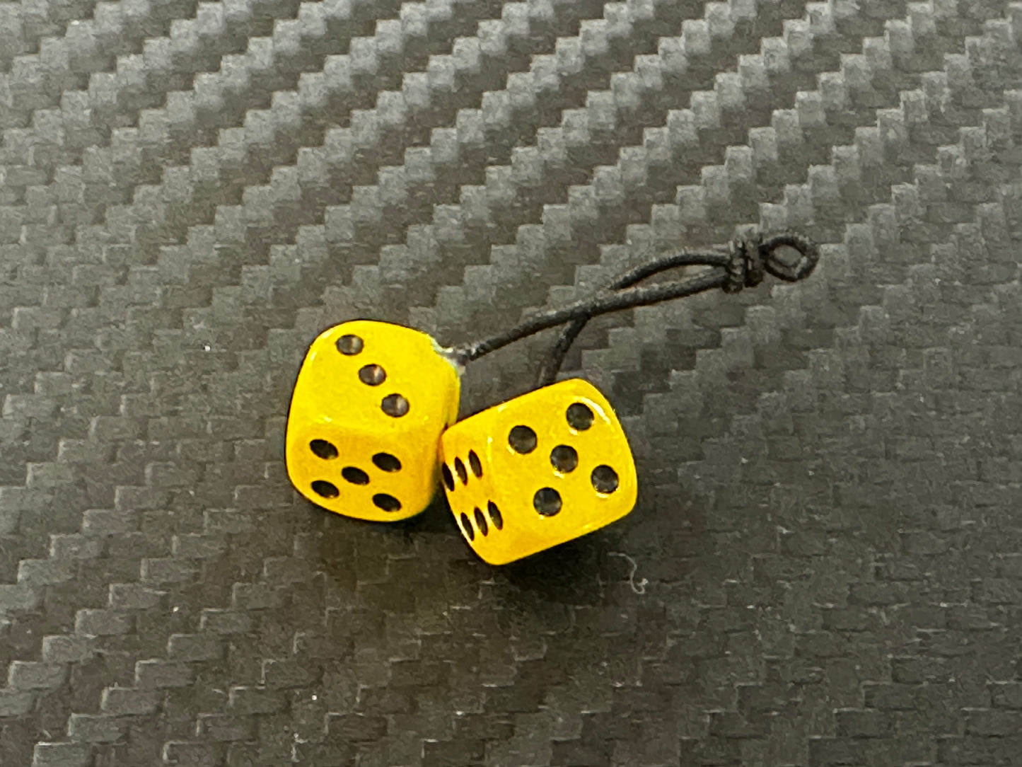 FUZZY DICE / Glitter Edition / YELLOW