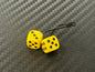 FUZZY DICE / Glitter Edition / YELLOW