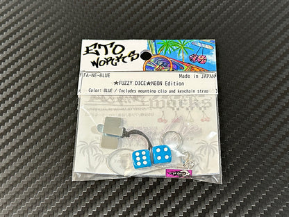 FUZZY DICE / NEON Edition / Blue