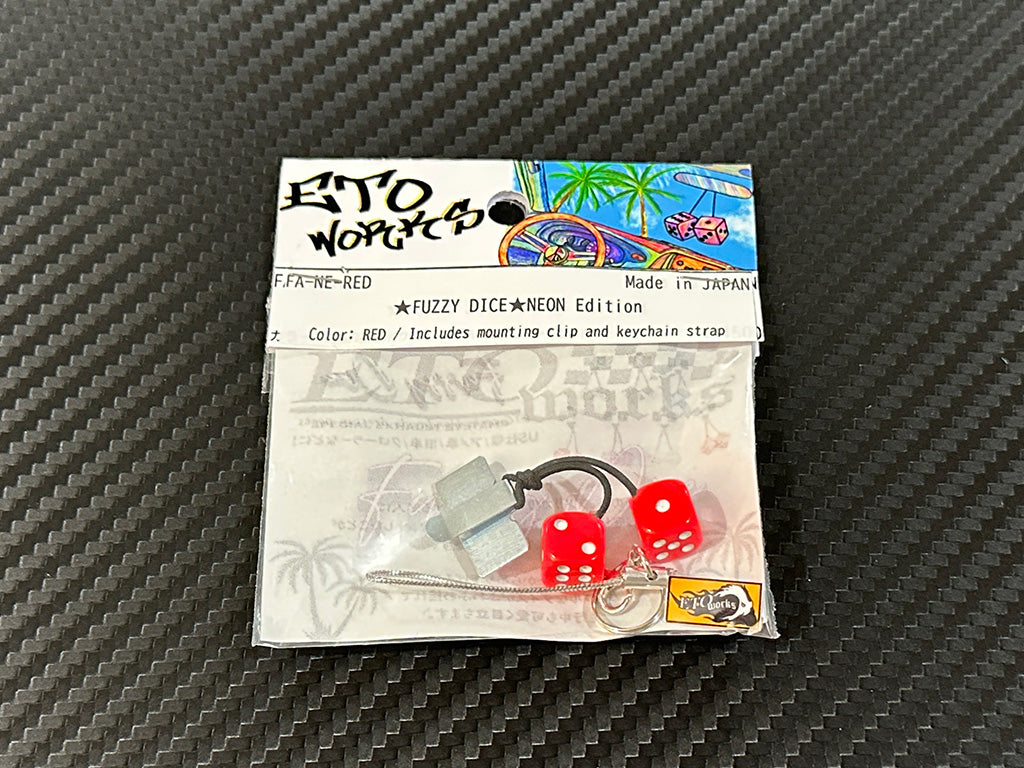 FUZZY DICE / NEON Edition / Red