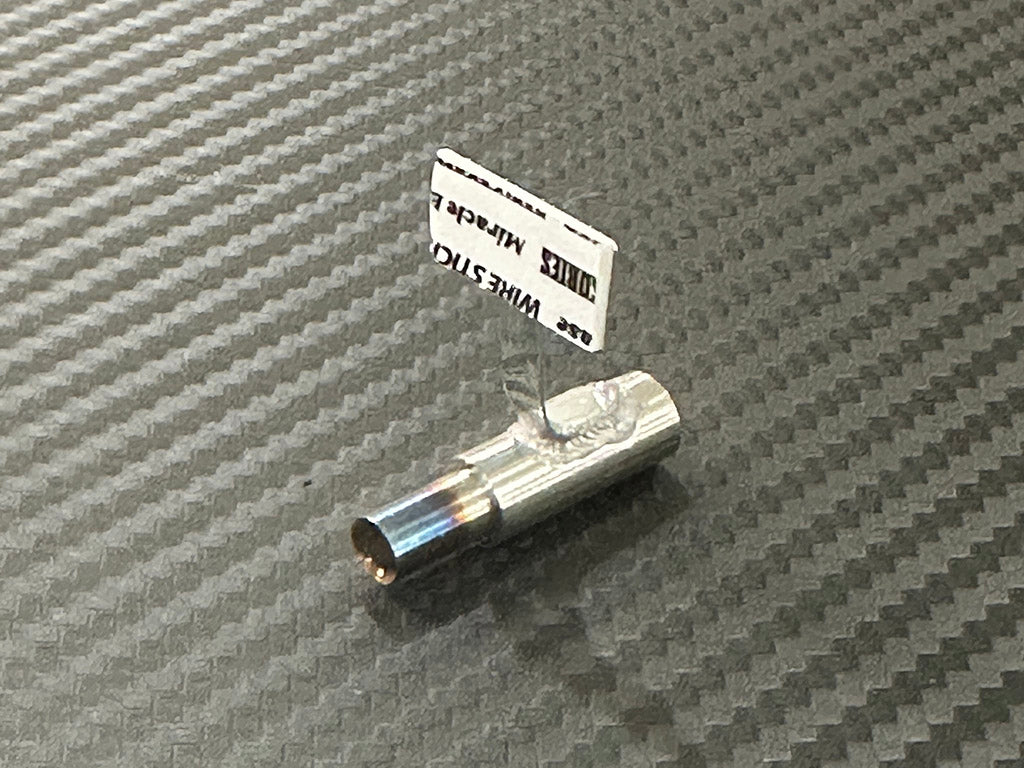 Standard Stainless Muffler / Single / 6mm Burnt Tip / Cannonball / 15mm Length