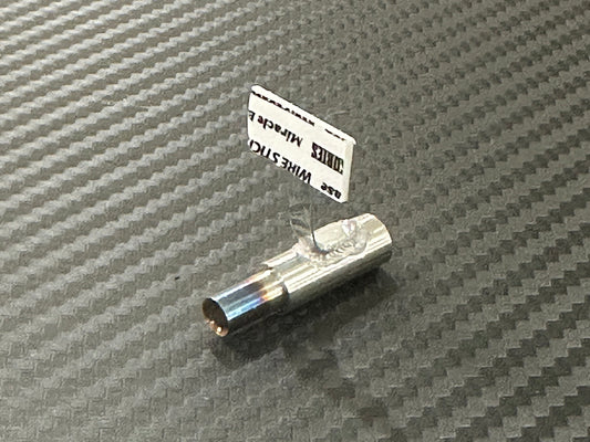 Standard Stainless Muffler / Single / 6mm Burnt Tip / Cannonball / 15mm Length