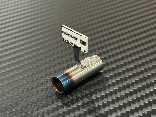 Standard Stainless Muffler / Single / 10mm Burnt Tip / 15mm Length