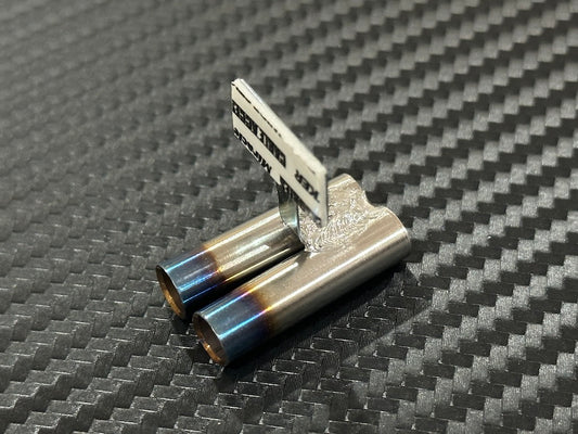 Standard Stainless Muffler / V Dual  / 8mm Burnt Tip / 15mm Length