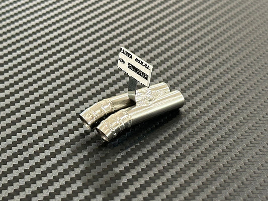 Standard Stainless Muffler / V Dual  / 8mm Dolphin Tip / 20mm Length